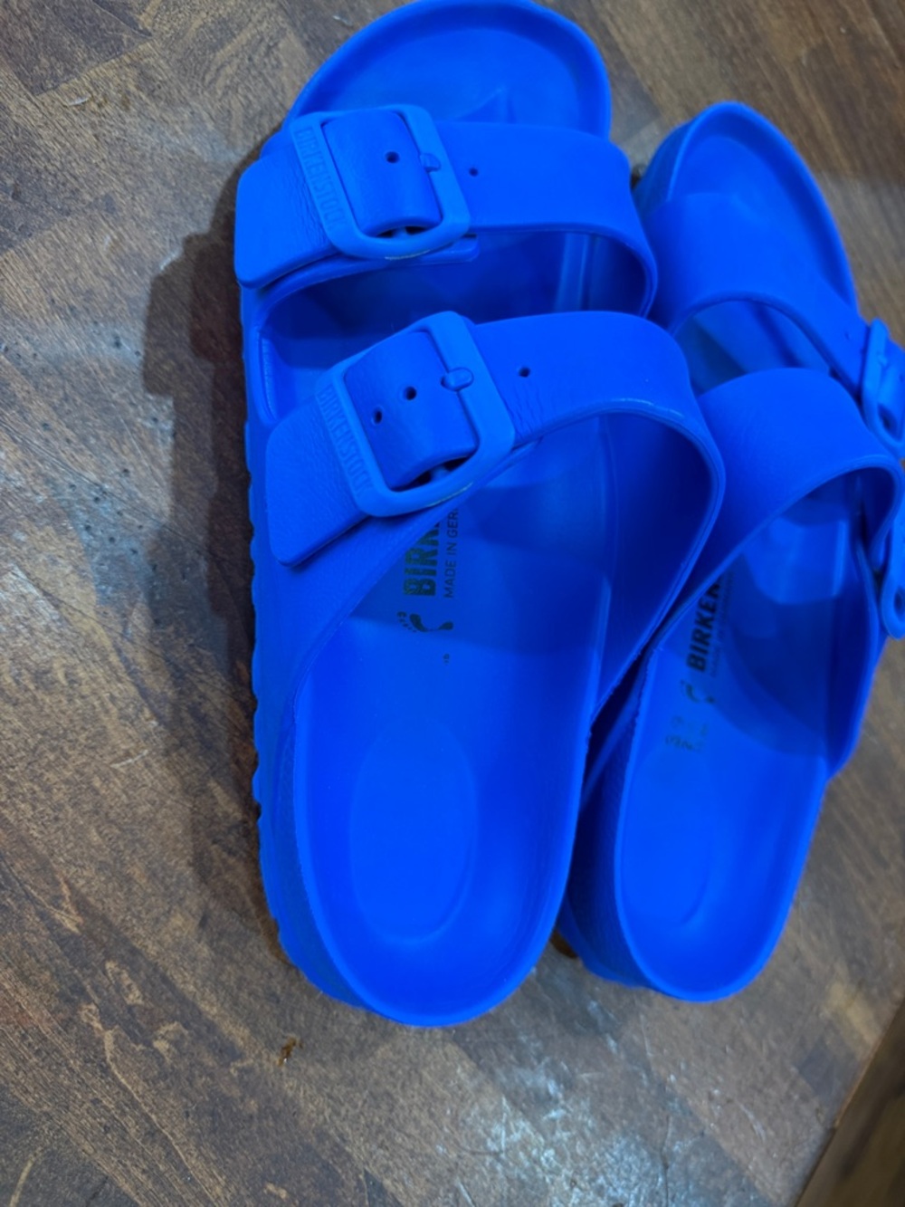 Birkenstock Two-Strap EVA Sandals in Royal Blue - Picture 3 of 9